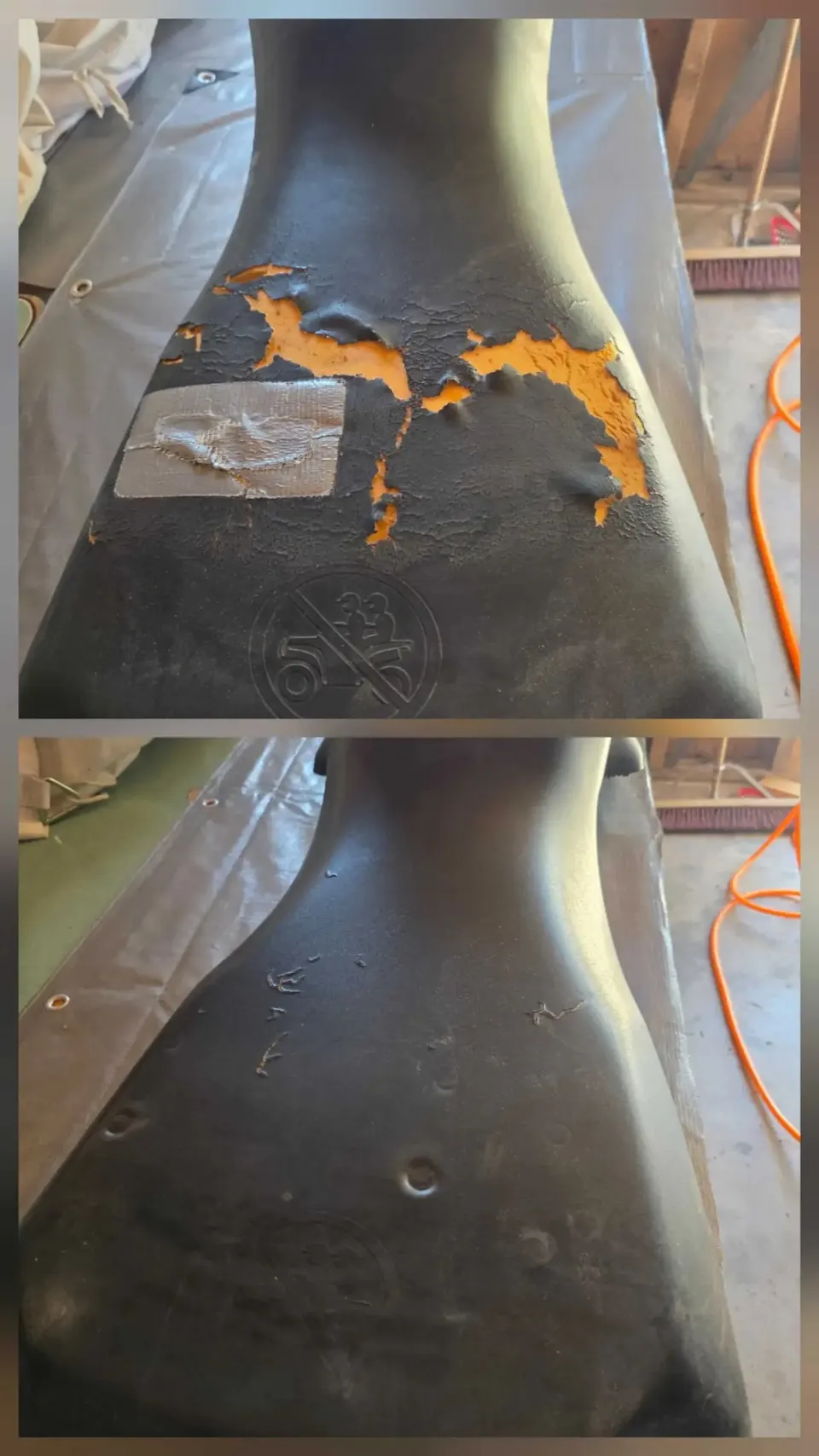 Before: ATV Seats Upholstery