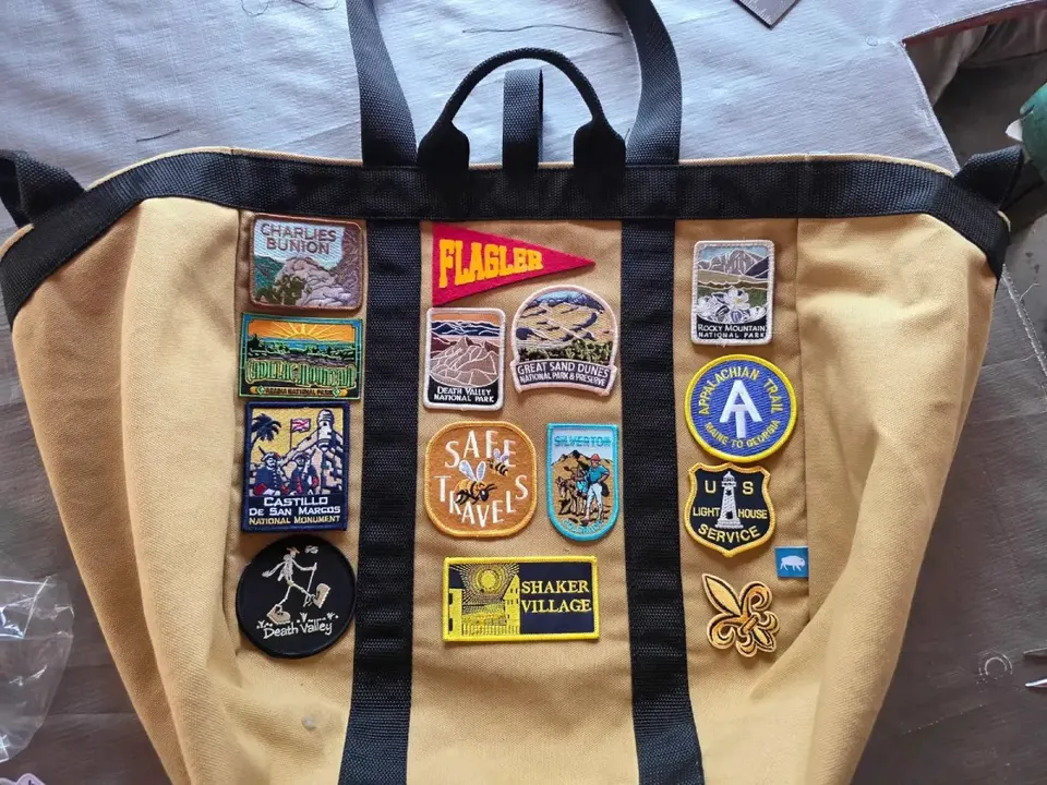 National Park Patch Bag — Custom Patch Application — Bag Repair