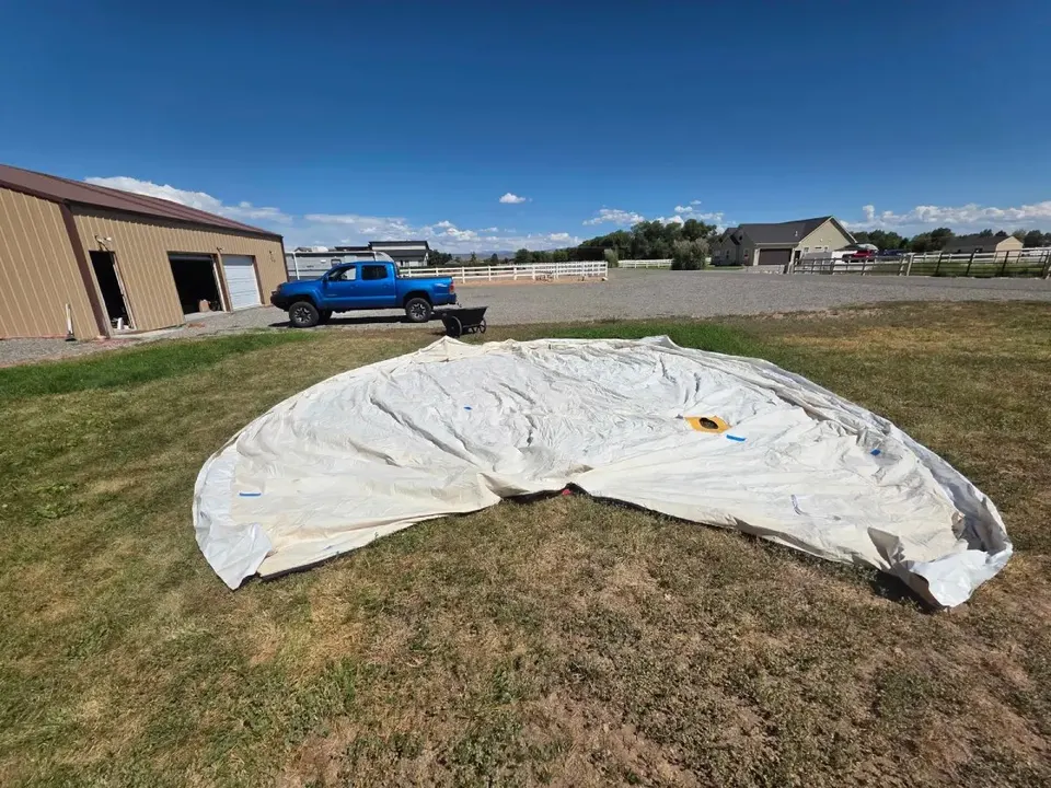 Wall Tent — Multiple Hole Repairs & Stove Pipe Outlet Flap Replacement — Canvas & Wall Tent